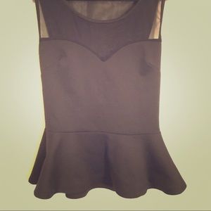 Body central Peplum shirt PINK